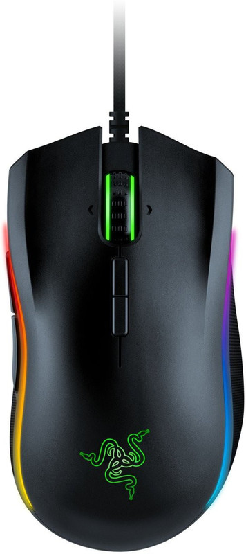 Razer Mamba Elite - Right-Handed Gaming Mouse (RZ01-02560100-R3M1) Wired Ergonomic Optical  Gaming Mouse(USB 3.0, Black)