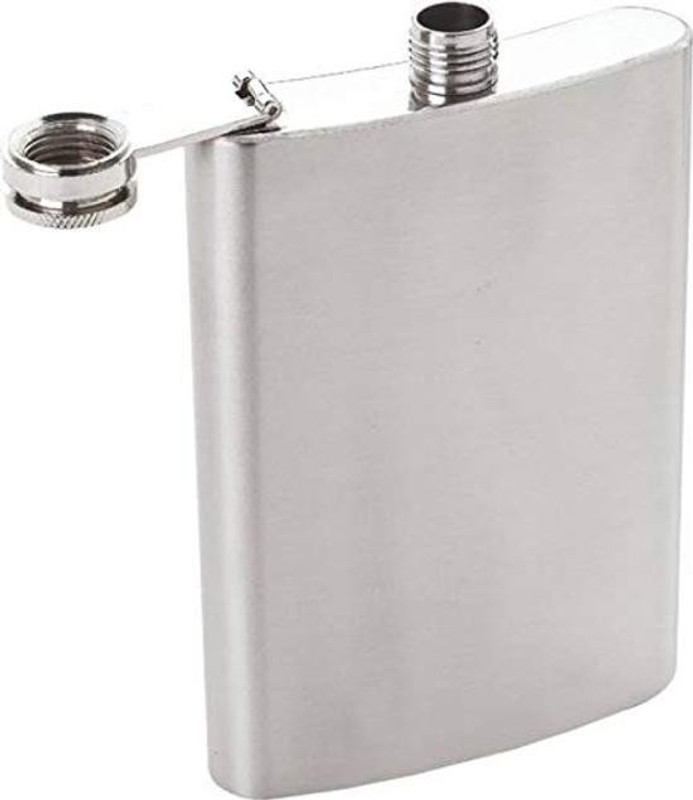 MOHAK Jim Beam Stainless Steel Whiskey Flask Hip Flask Alcohol 10 Oz (295ml) Hip Flask(295 ml)