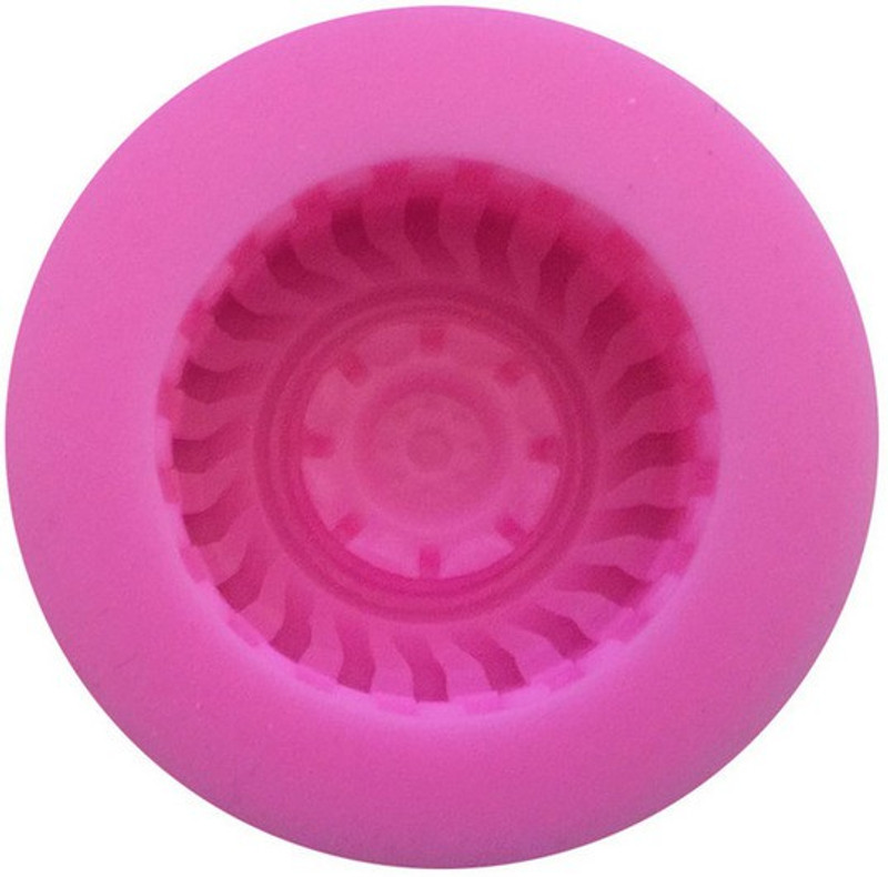 HE Retail Supplies Silicone Fondant & Gum paste Mould Car Tyre Shape Silicone Cake Mold(Pack of 1)