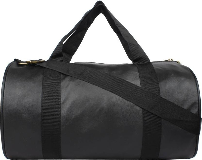 Afya Fitness Gym Bag/ Duffel Bag/ Travel Bag/ Sports Bag/ Travel kit(Black)(Kit Bag)