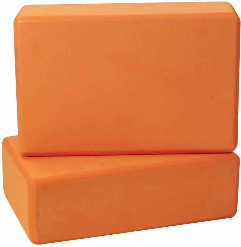 Bonbella Yoga Block Yoga Blocks(Orange Pack of 2)