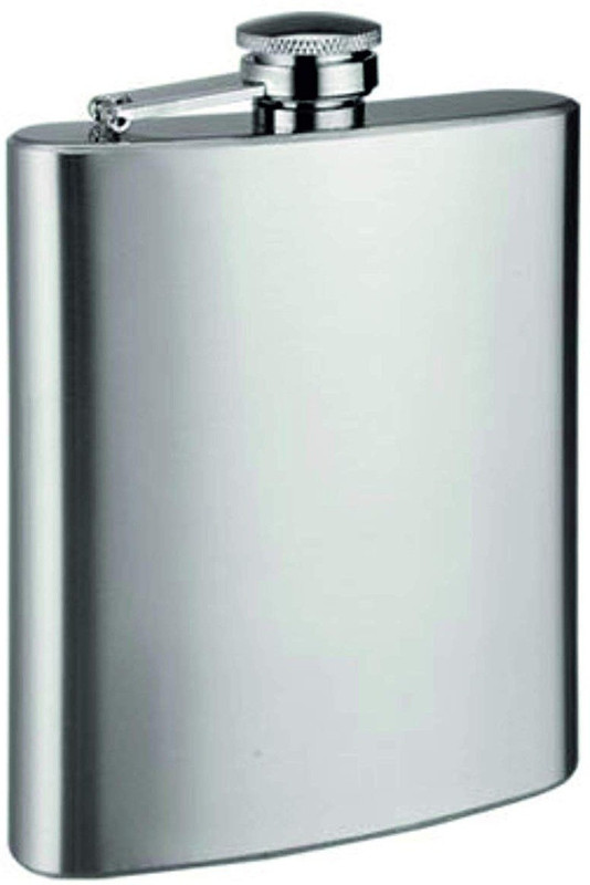 Cpixen Jim beam Embossed Stainless Steel Hip Flask, Alcohol Drinks Wine Whiskey Holder Bottle Or Liquor Flasks for Men 8oz (236 Ml) Hip Flask(236 ml)