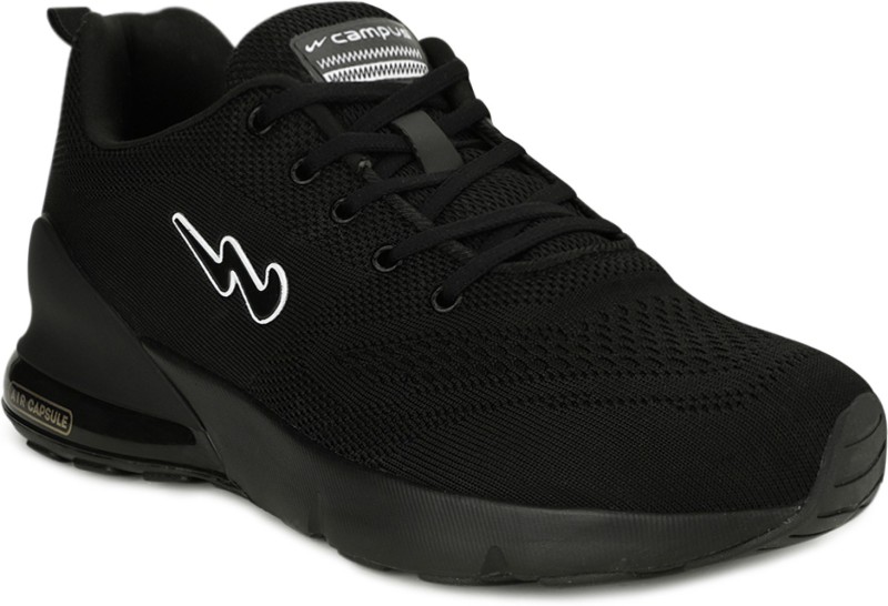 Campus NORTH Running Shoes For Men(Black)