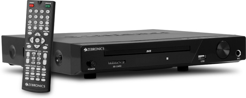 ZEBRONICS ZEB-D270 0 inch DVD Player(Black)