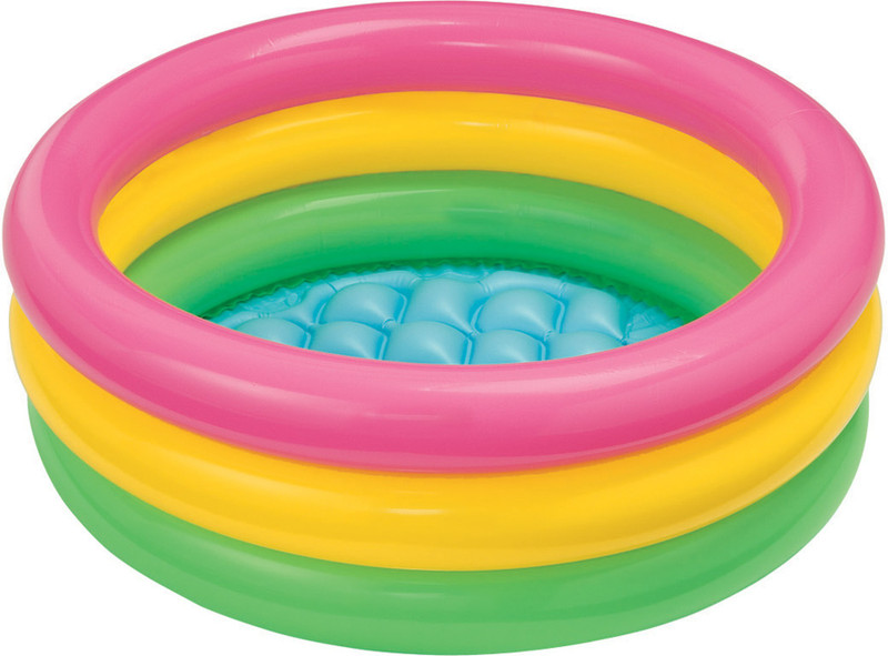 MUDRISTY INFLATABLE PRODUCT WHITE TUB Inflatable Pool Accessory(Pink, Green, Yellow)