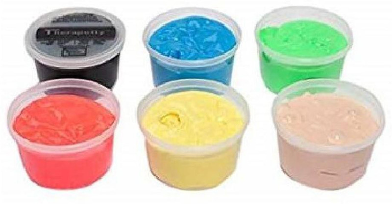 physio Active PhysioActive Therappy Exercise Putty (100grms)(Set of Six) Red, Blue, Green, Yellow Putty Toy
