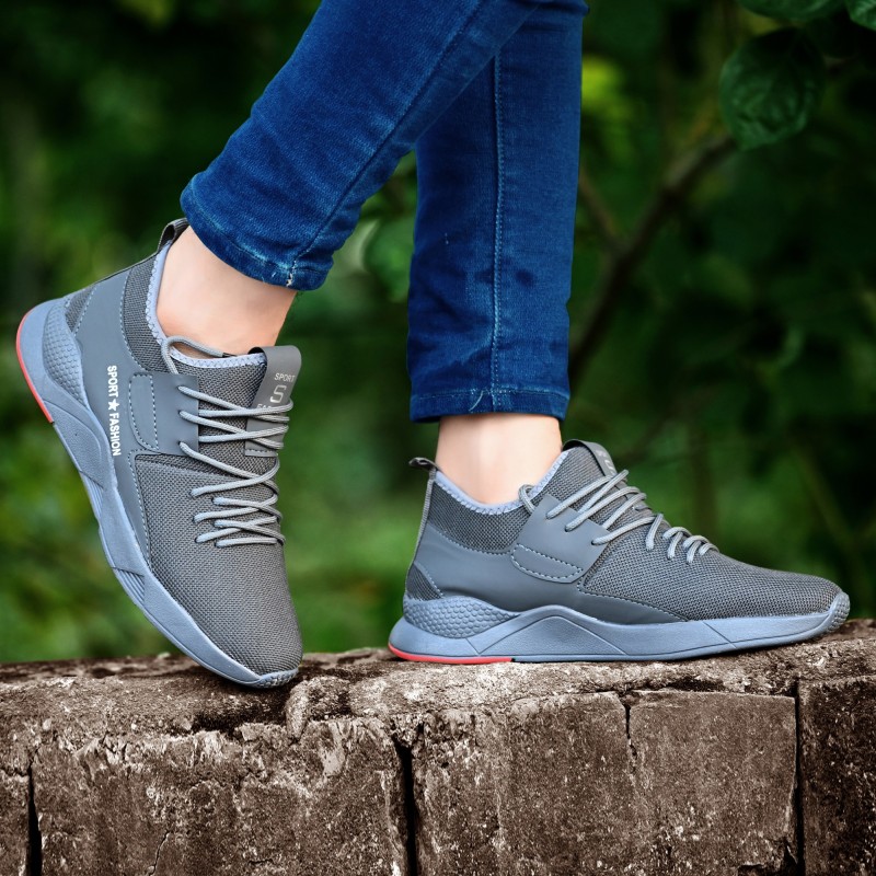 Layasa Running Shoes For Men(Grey)