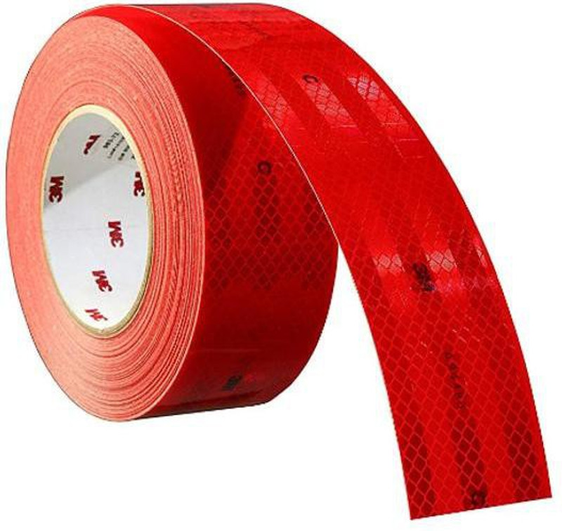 AutoVision 3M 24 FEET CONSPICUITY TAPE 50.8 mm x 7.31 m RED Reflective Tape(Pack of 1)