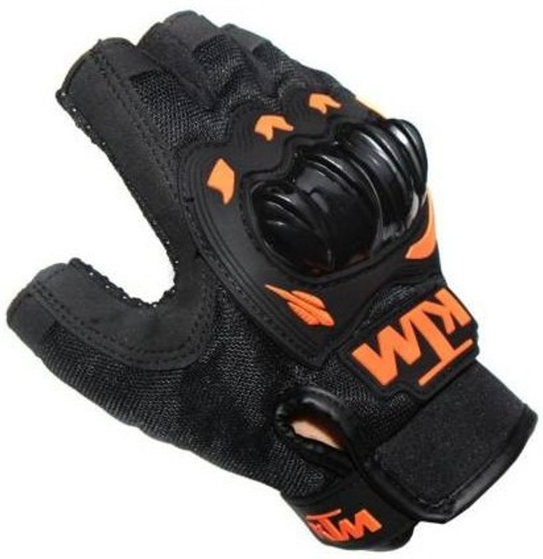 Dr. Homz N Kitch PRO1KTM HALF FINGER DURABLE Riding Gloves(Black)