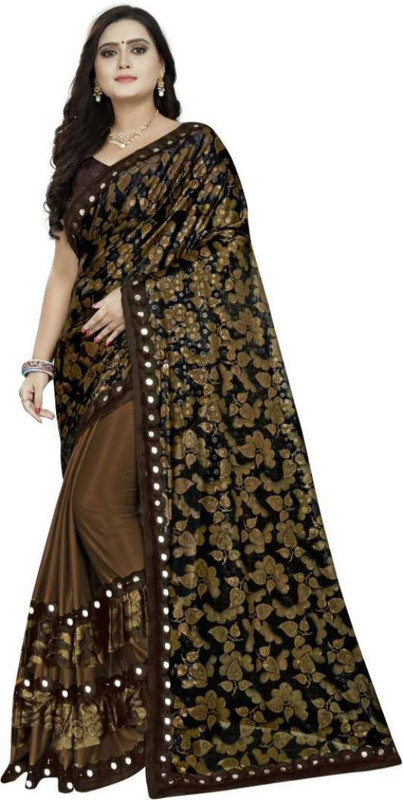 G-Stuff Fashion Printed, Embellished Bollywood Lycra Blend Saree(Multicolor) G-Stuff Fashion Printed, Embellished Bollywood Lycra Blend Saree(Multicolor)