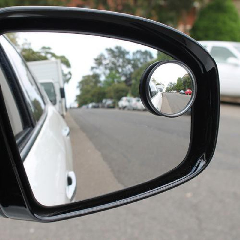 carfrill blind spot mirror Car Mirror Rain Blocker(Black)