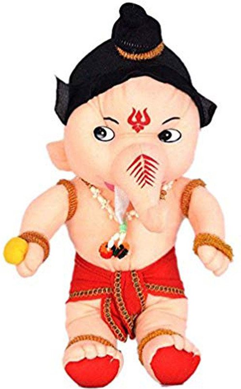AMKK Shri Ganesh soft toys  - 13 inch(Multicolor)
