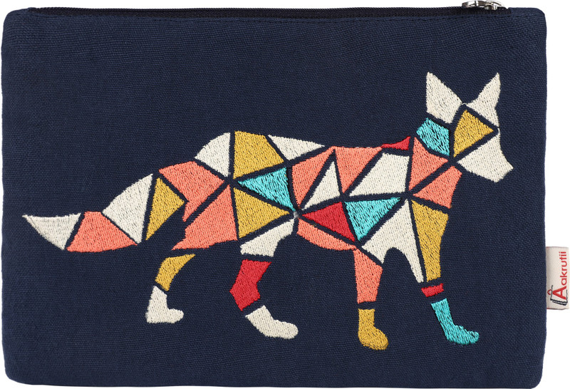 Aakrutii Eco friendly Cotton Zipper Pouch Coin Purse