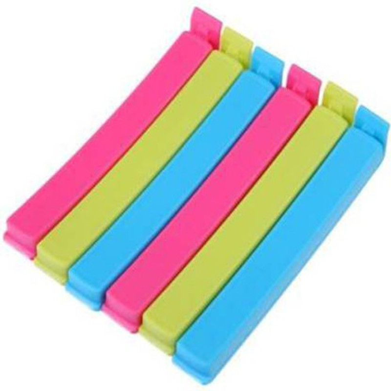 TruVeli Multipurpose Food Snack Plastic Bag Clip Sealer, Packet Sealer Clamps, Manual Vacuum Bag Sealer, Food Pouch Clip, Bag Zipper for Home Kitchen -54pc Manual Vacuum Bag Sealer