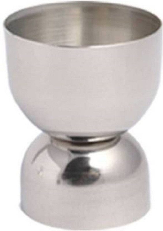 Protos India.Net Stainless Steel 30/60 Peg Measure Decanter(Steel, 2 oz)