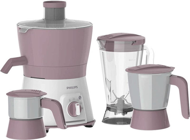PHILIPS HL7581 Avenger 600 Juicer Mixer Grinder (3 Jars, Pink)
