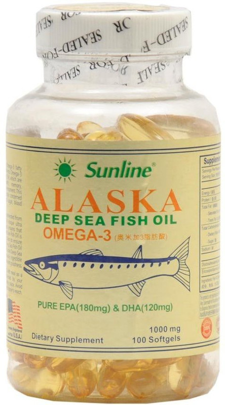 sunline alaska ALASKA DEEP FISH OIL 1000 MG(100 No)