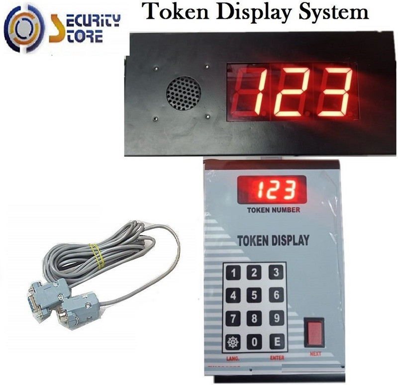 Security Store Token Calling Display System for Banks, Hospitals, Hotels, Clinics Token Calling Display System for Banks, Hospitals, Hotels, Clinics Indoor PA System(75 W)