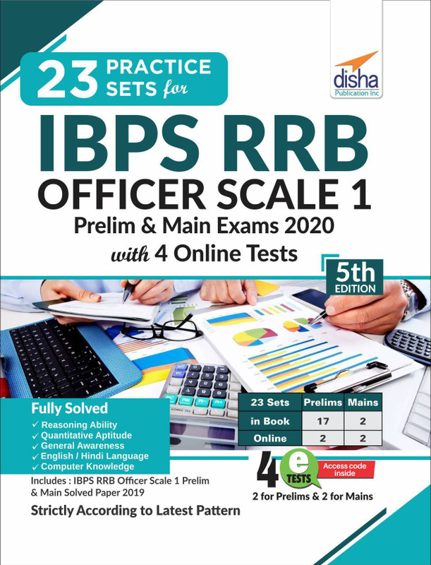 23 Practice Sets for Ibps Rrb Officer Scale 1 Preliminary & Main Exam 2020 with 4 Online Tests(English, Paperback, unknown)
