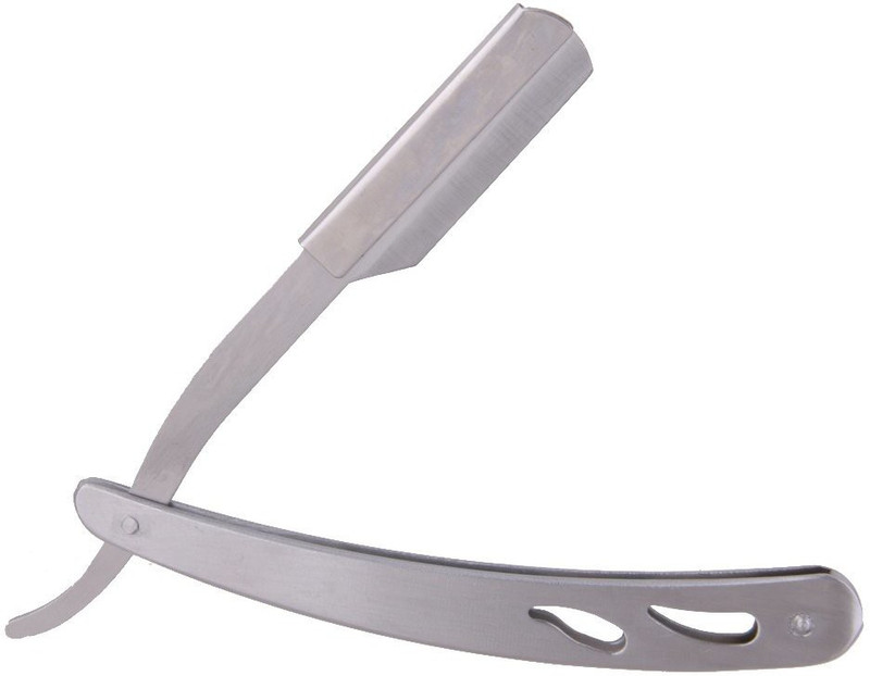 AVEU Stainless Steel Straight Barber Hair Salon Razor Folding, Men & Women