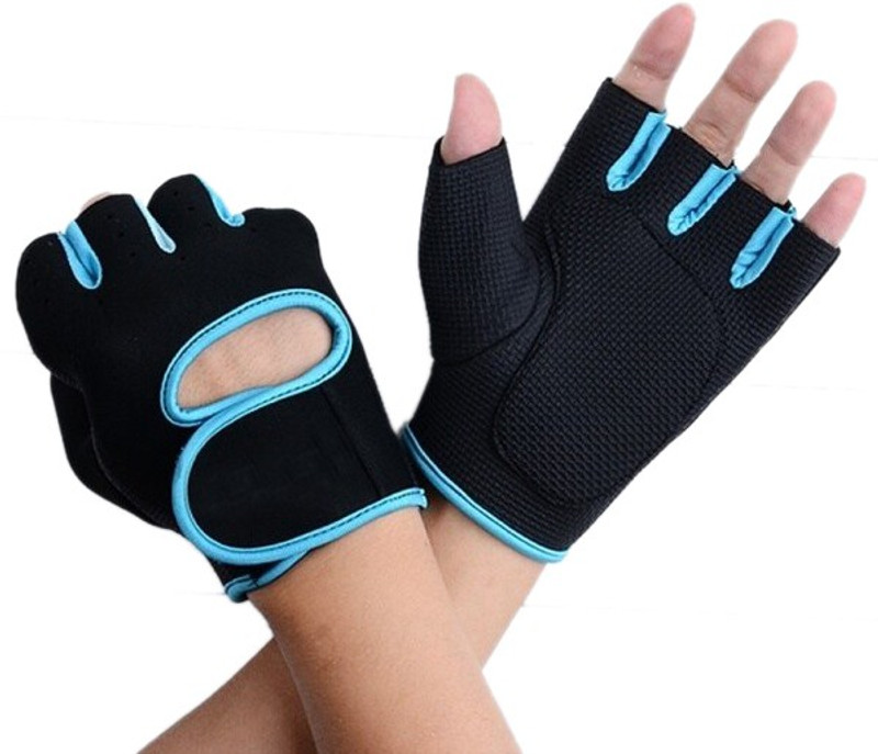 GymWar Gym Gloves, Fitness Gloves, Sport Glove Gym & Fitness Gloves(Blue)