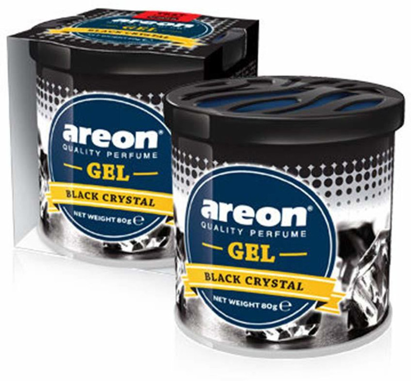 areon Black Crystal Car Perfume Car Air Freshener Car Freshener Diffuser Gel Can(80 g)