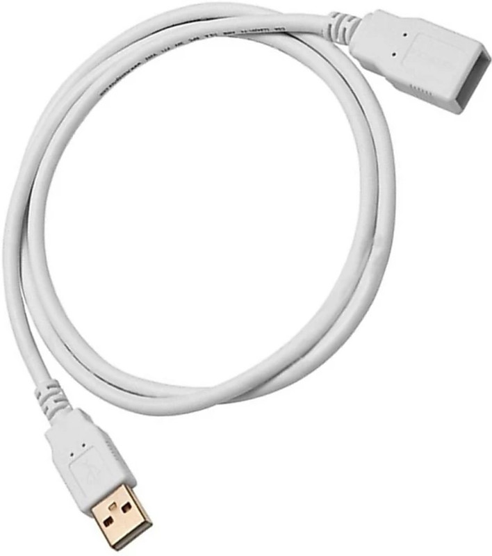 Sharp beak Reversible USB 2.0 2 A 1.5 m SBUSBMF(Compatible with Computer, Led Tv, Pendrive connect, Laptop, White, One Cable)