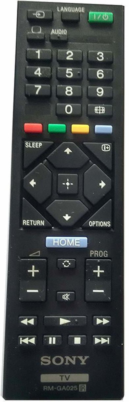 LipiWorld RM-ED054 LCD LED TV Universal Compatible For  LED LCD Sony Remote Controller(Black)
