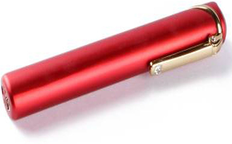 Peshkar Pocket Clip lighter Refillable Pen Style Lighter Cigarette Lighter(Red)