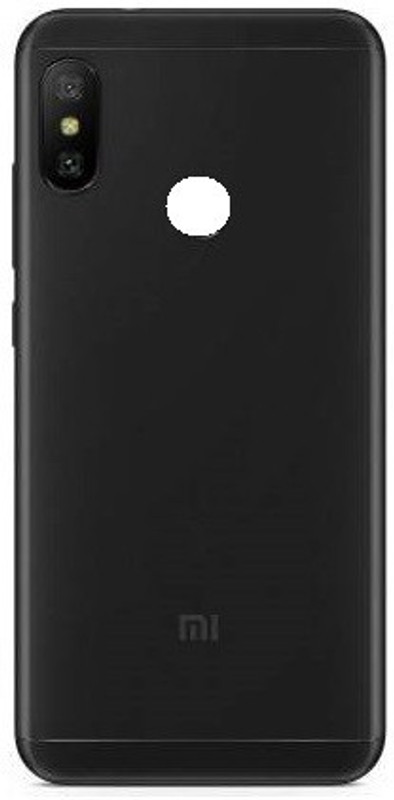 Sandreezz Xiaomi Redmi 6 Pro Back Panel(Black)