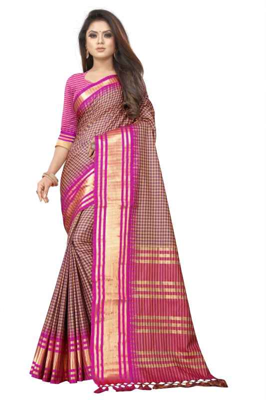 Hensi sarees shop Self Design, Color Block, Temple Border, Striped, Woven, Embellished,...