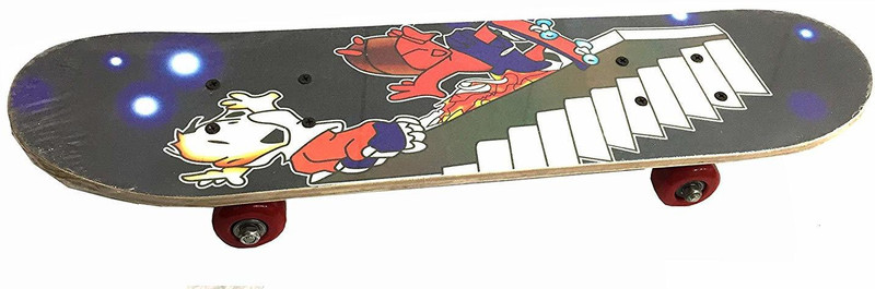 Aarav Enterprises 17’’ SKATE BOARD 17.5 inch x 5 inch Skateboard(Multicolor, Pack of 1)