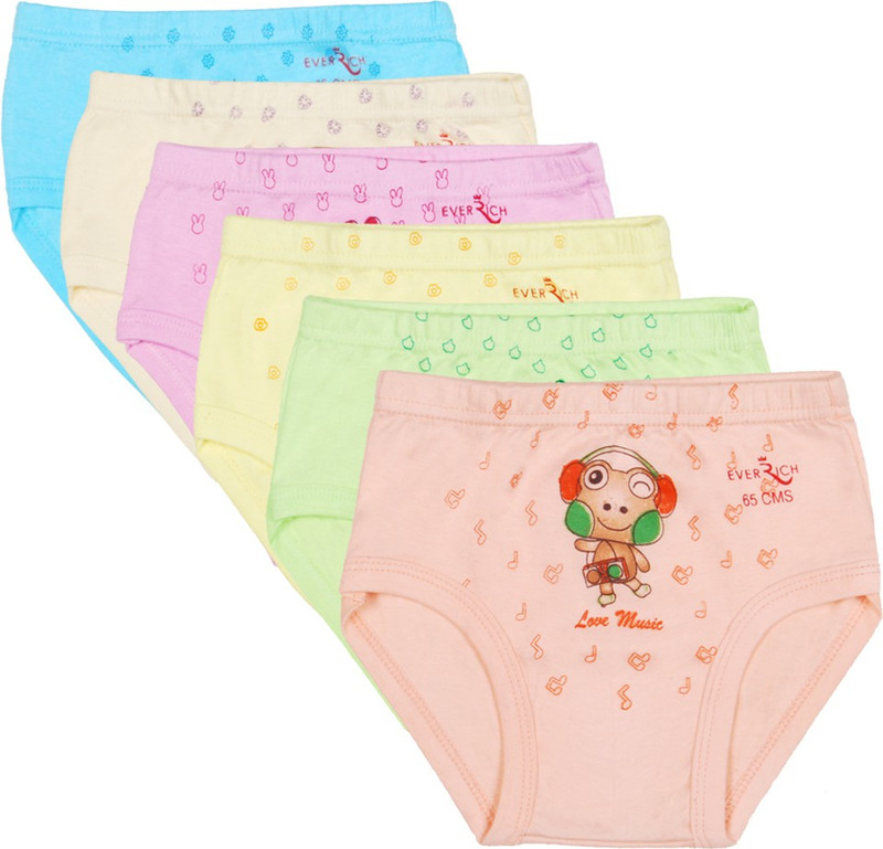 EverRich Panty For Girls(Multicolor, Pack of 6)