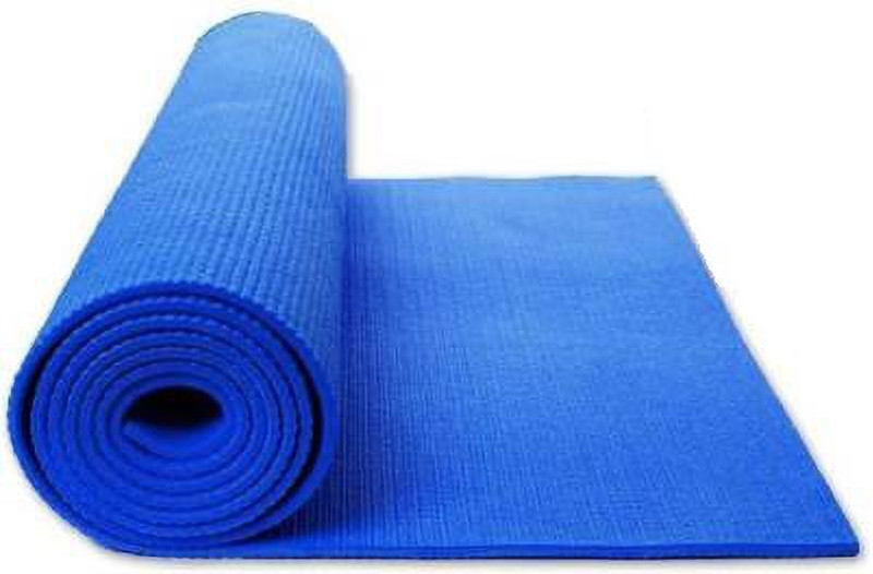 SONANI Anti Skid Yoga Mat with Strap, 6 mm Yoga Mat Blue 6 mm Yoga Mat