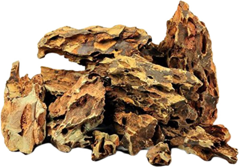 Petzlifeworld Aquarium Dragon Rock River Rock Planted Substrate(Brown, 5 kg)