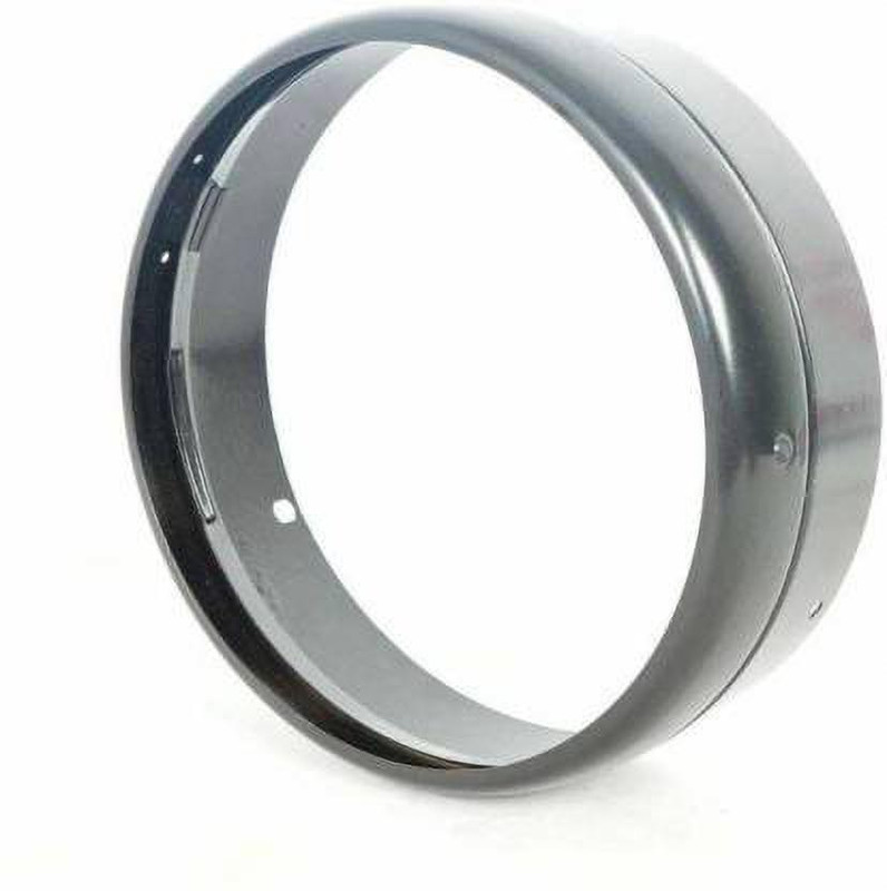 ANK Iron Ring Inner & Outer ( Black ) For Bullet , Classic 350Cc 500Cc Bike Headlight Grill Bike Headlight Grill(Black)