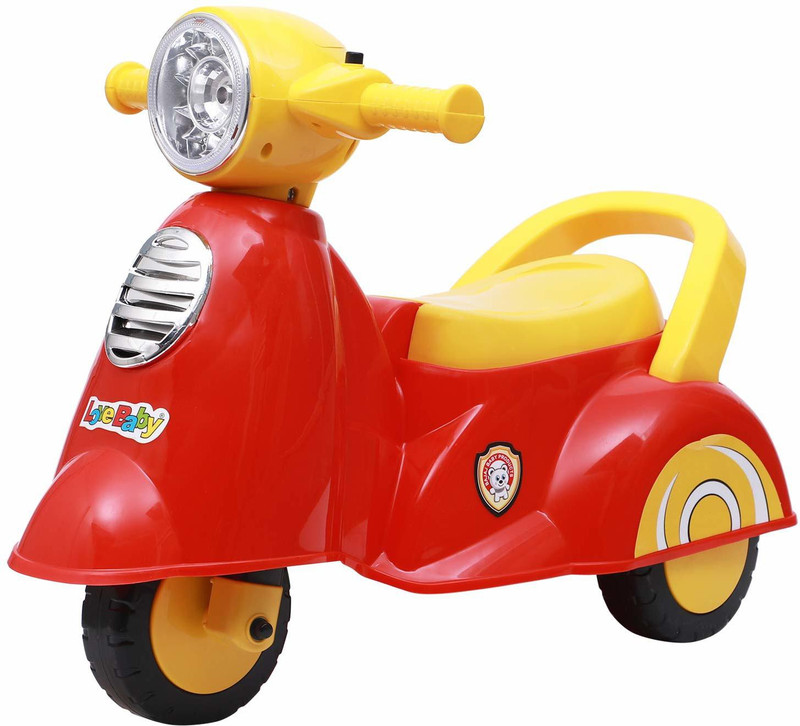 JoyRide Baby Italian Ride-on Scooter (Yellow)(Yellow, Blue)