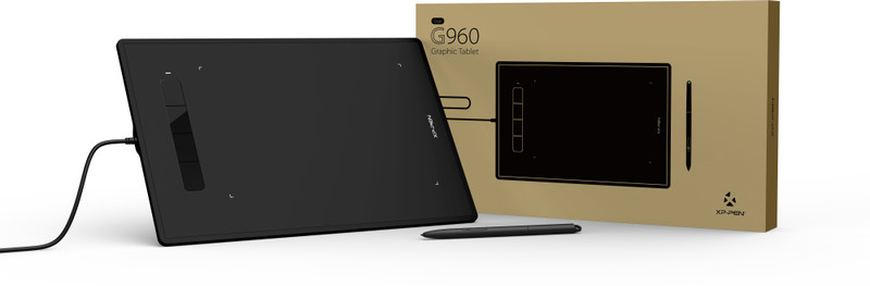 XP Pen Star  G960S Plus 8.35 x 5.33 inch Graphics Tablet Connectivity - USB(Black)