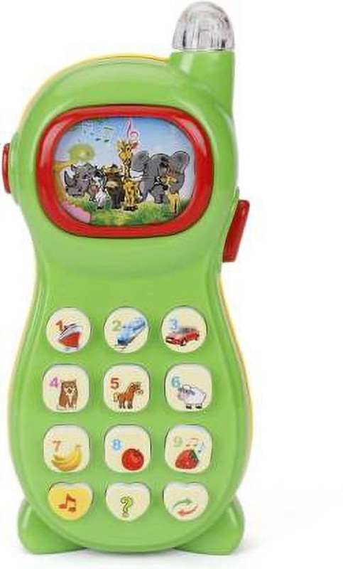 Kmc kidoz Learning Mobile Phone With Projector Toy for Kids , Multi Color(Multicolor)