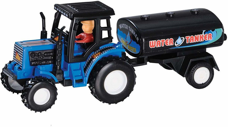 Star Toys Tractor Trolley Push and Go Miniature Scale Models Toys For Kids MULTICOLOR(Multicolor, Pack of: 1)
