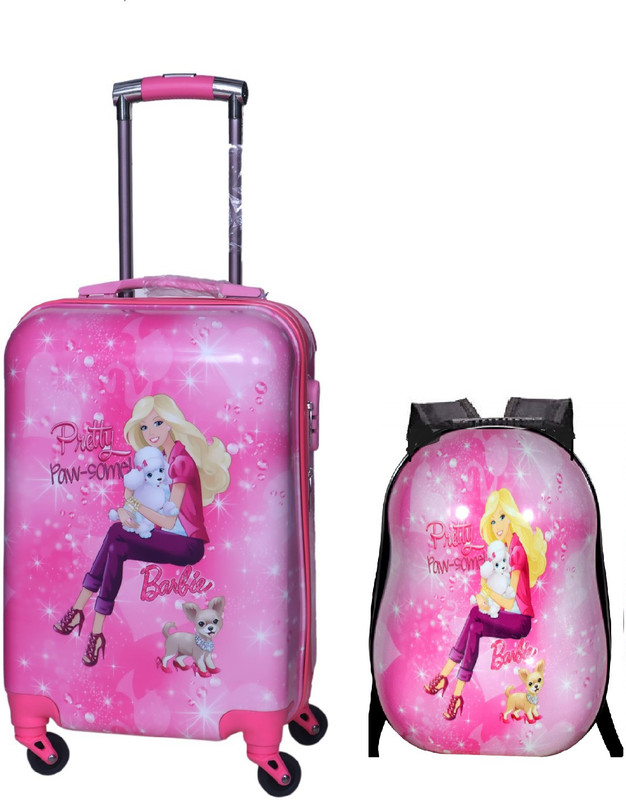 D's PARADISE Cabin Suitcase, Backpack Combo(Multicolor)