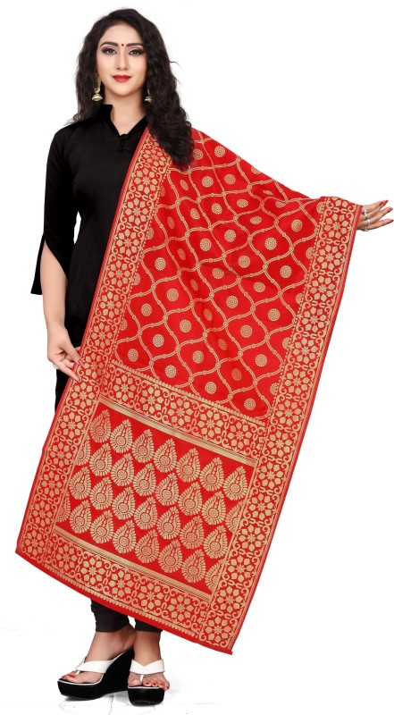 BEUNIV Art Silk Woven Women Dupatta
