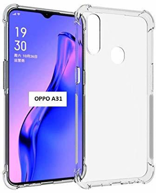 RUNICHA Pouch for OPPO A31(Transparent, Rubber, Plastic)