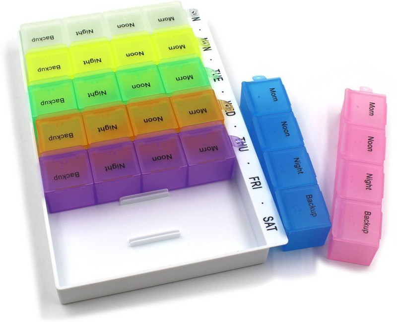 HDCraft 1 Week Pill Box(Multicolor)