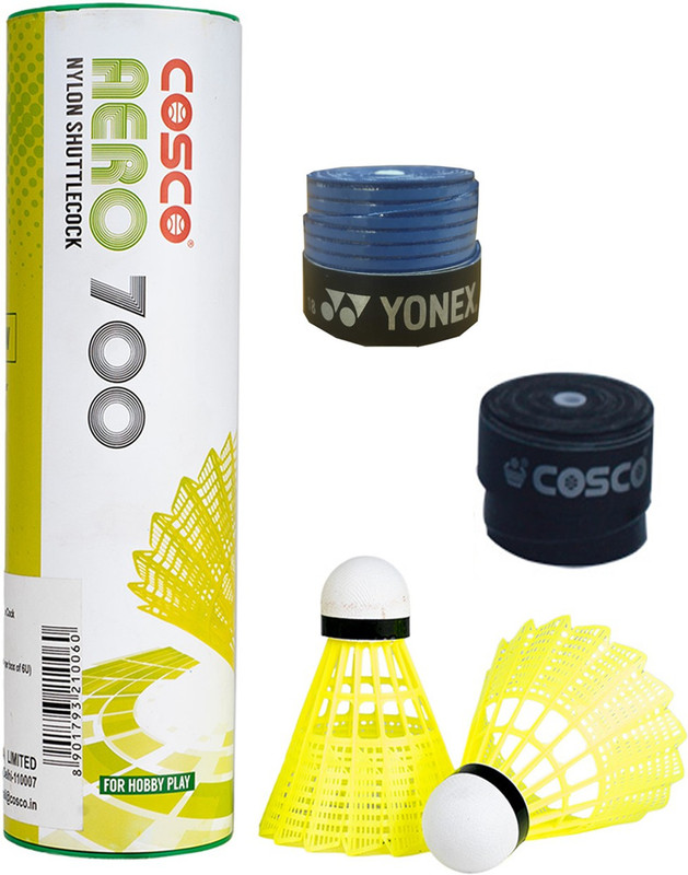 COSCO Aero 500 Nylon Shuttle  - Yellow(Fast, 79, Pack of 6)