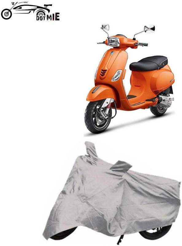 DOTMIE Waterproof Two Wheeler Cover for Piaggio(Vespa SXL, Silver) DOTMIE Waterproof Two Wheeler Cover for Piaggio(Vespa SXL, Silver)