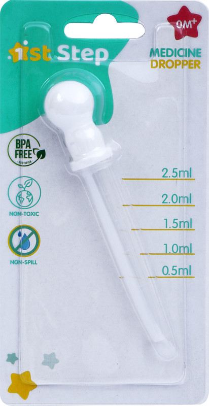 1st Step Medicine Dropper Manual Nasal Aspirator(White)
