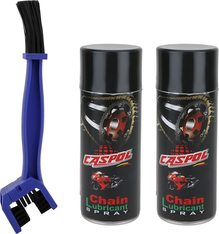 Caspol Chain Lubricant 150ml & Brush Synthetic Blend Engine Oil(300 ml)