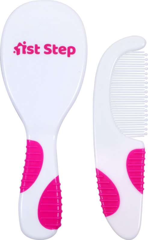 1st Step Brush & Comb(White, Pink)