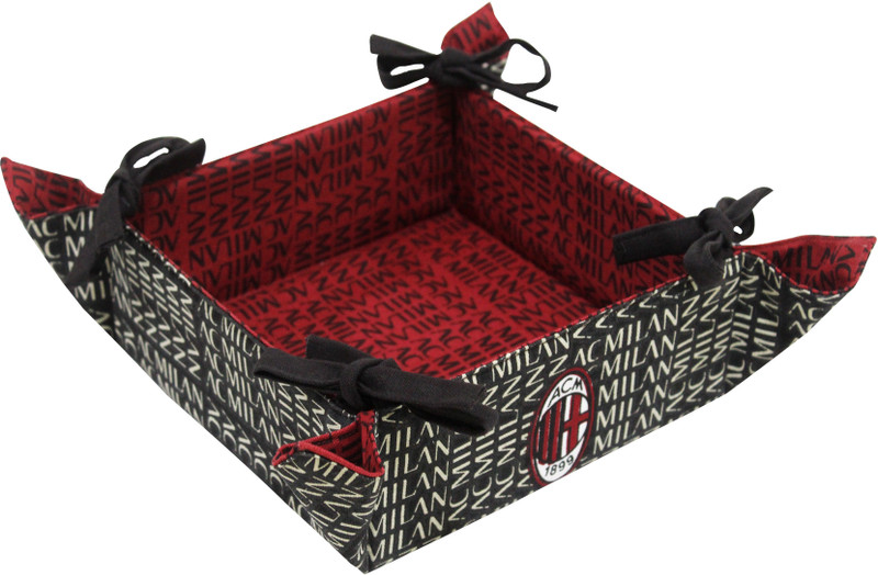 AIRWILL Cotton Bread Basket(Black, Red)